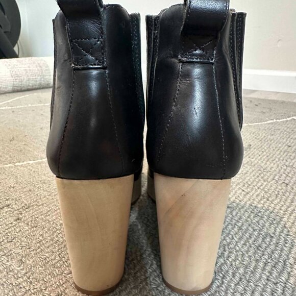 Madewell Marco Leather Platform Chelsea Boots size 6.5 - Picture 4 of 7